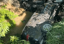 Seguridad presidencial sufre accidente en PP; hay tres heridos
