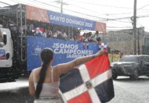 Dominicanos vitorean a sus medallistas de los JCC 2026